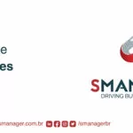 texto à esquerda Backup de Kubernetes, à direita a logo da SManager e no rodapé suas redes sociais