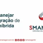 Texto à esquerda como planejar uma migração de nuvem híbrida à direita a logo da SManager e no rodapé suas redes sociais